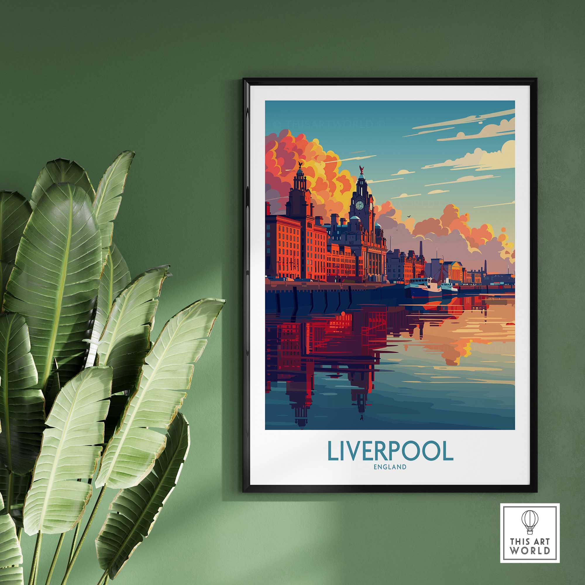 Liverpool Travel Print-This Art World