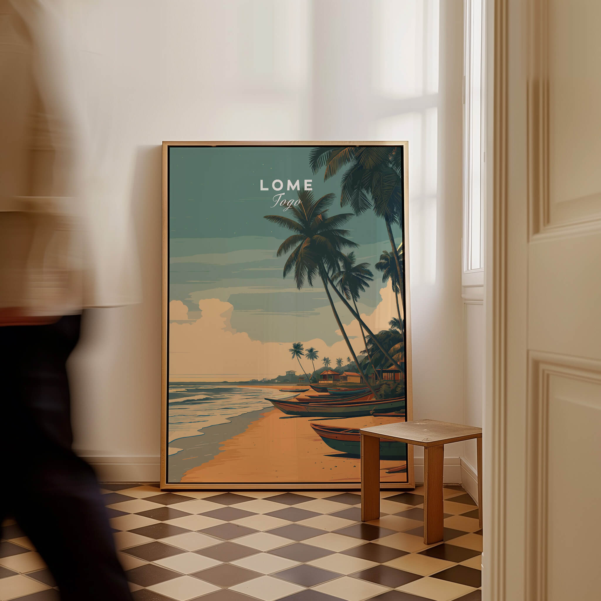 Affiche Poster 70x100cm Tableaux Image Photo Pont Lac Silence Wall Art Affiche Poster 70x100cm Tableaux Image Photo Pont Lac Silence Wall Art
