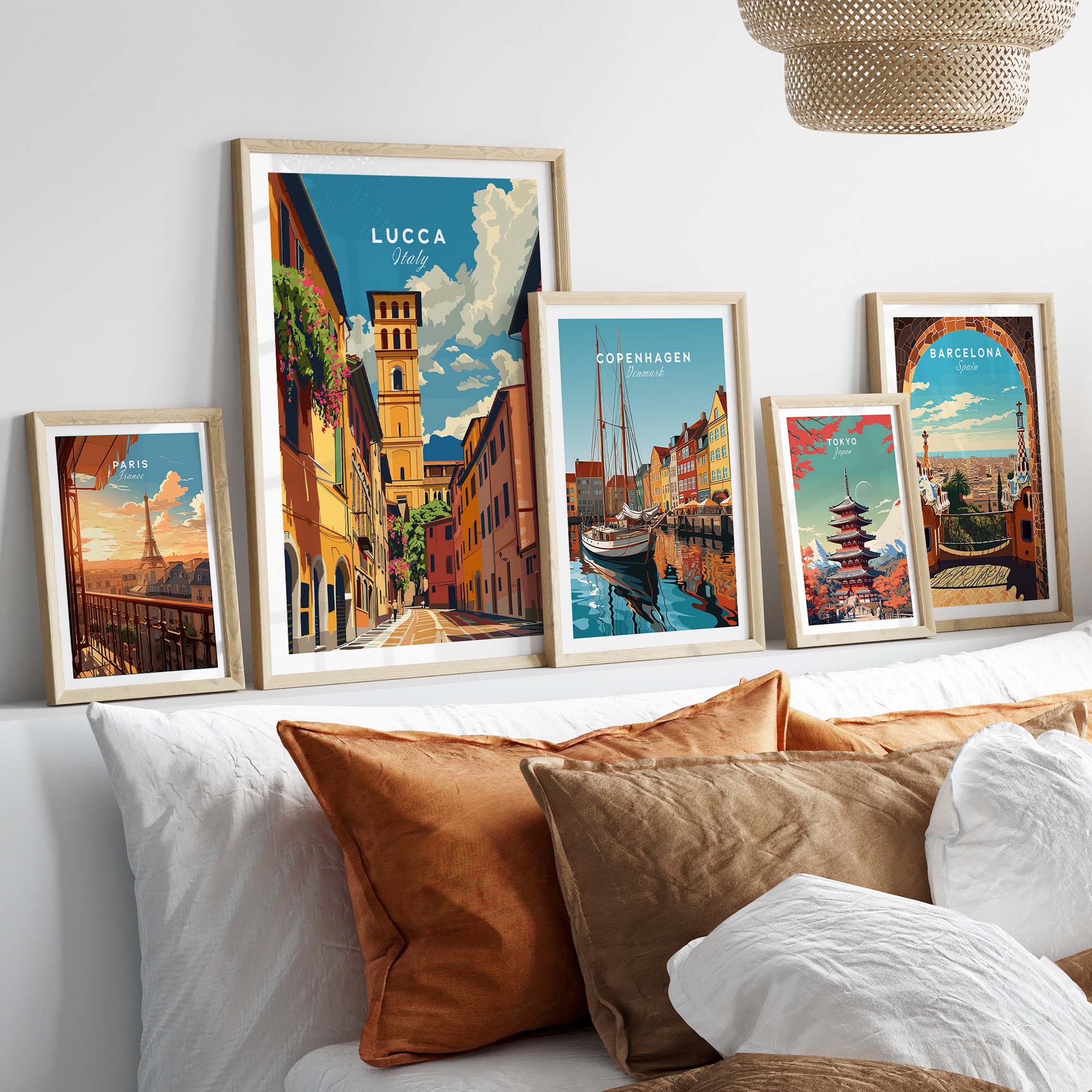 Lucca Travel Poster