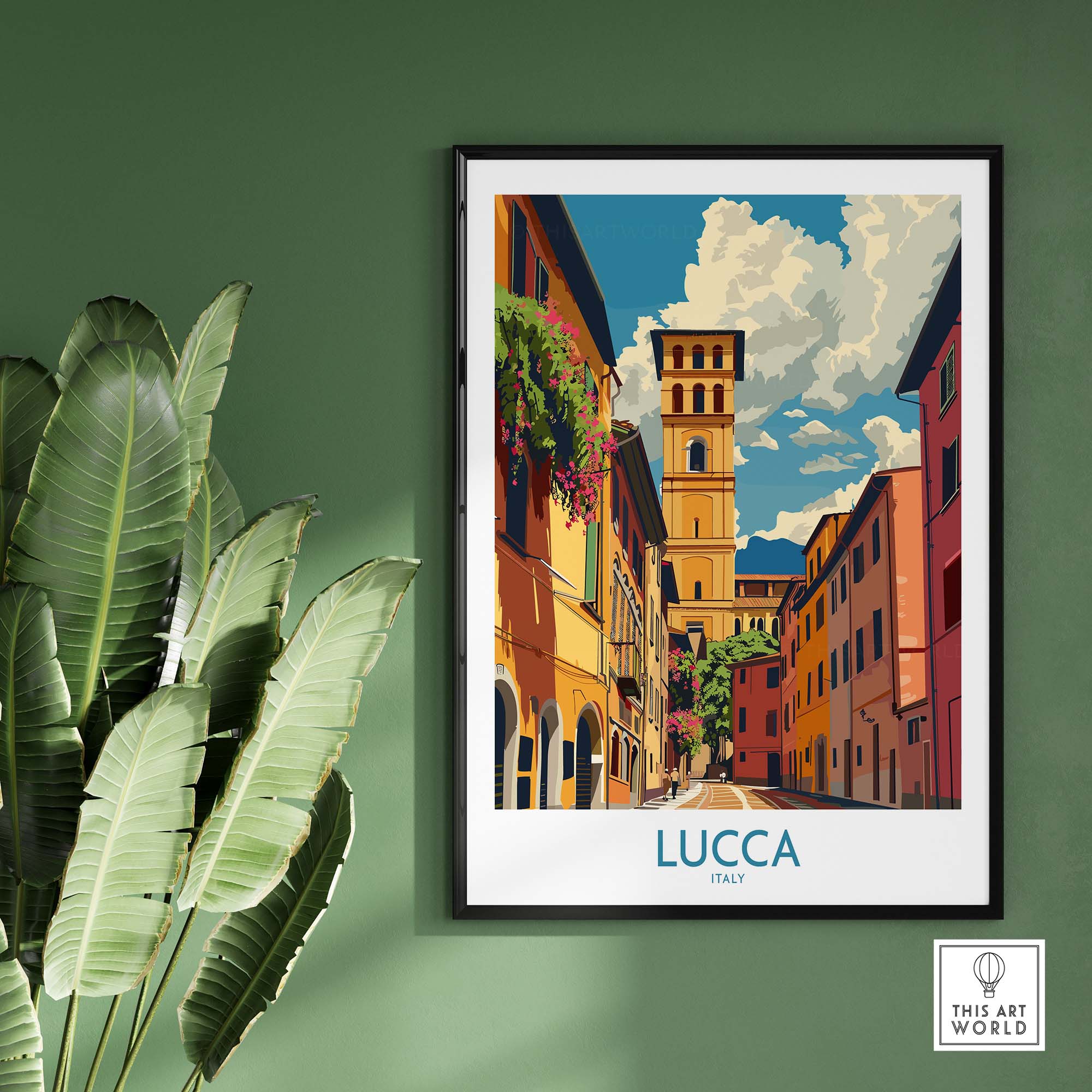 Lucca Travel Print Italy