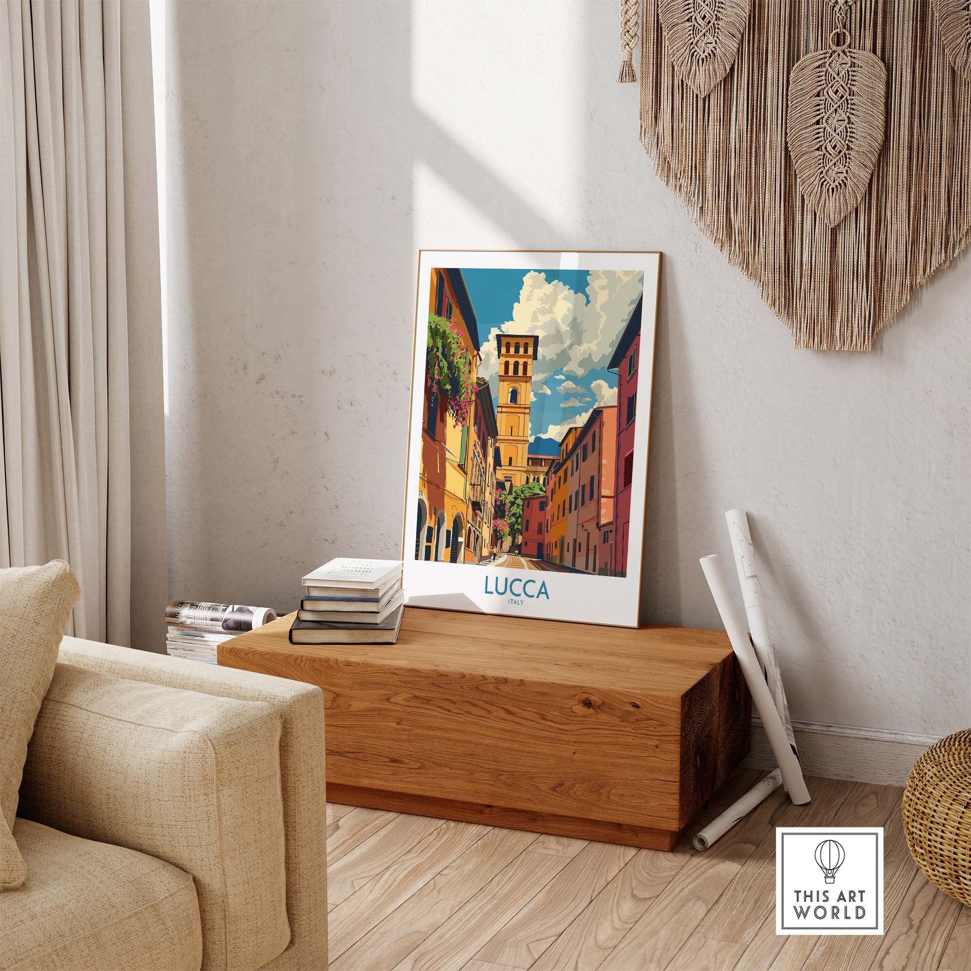Lucca Travel Print Italy