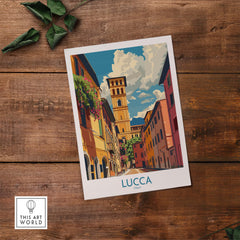 Lucca Travel Print Italy