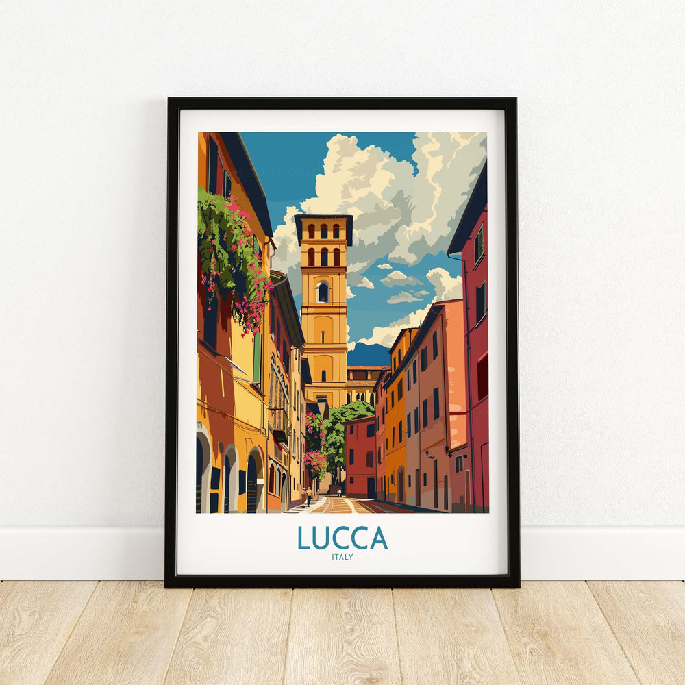Lucca Travel Print Italy