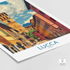 Lucca Travel Print Italy