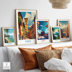 Lucca Travel Print Italy