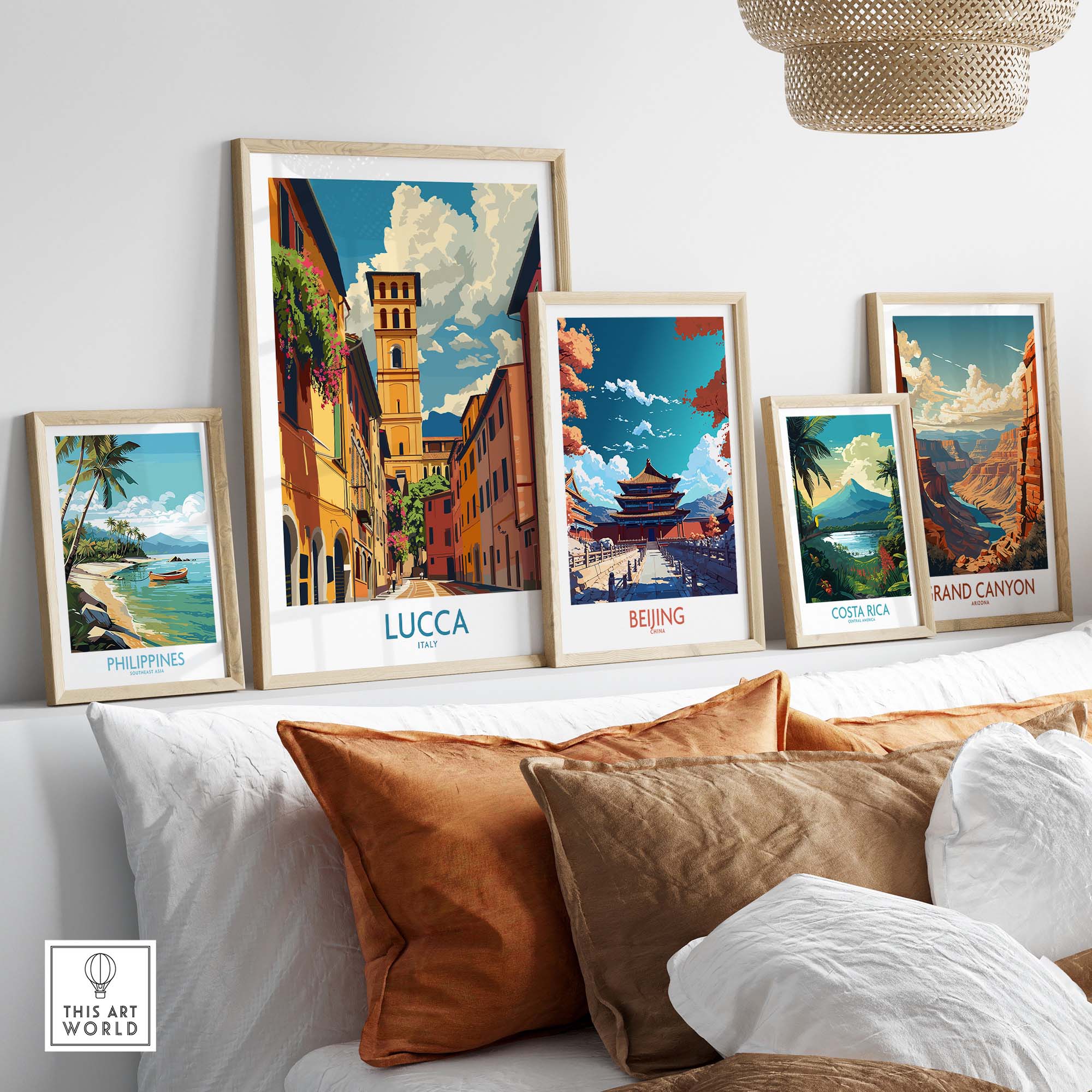 Lucca Travel Print Italy