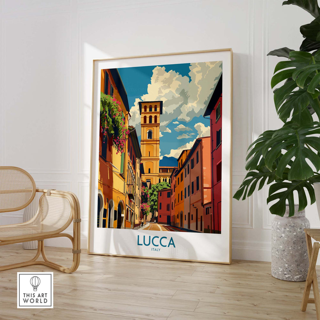 Lucca Travel Print Italy