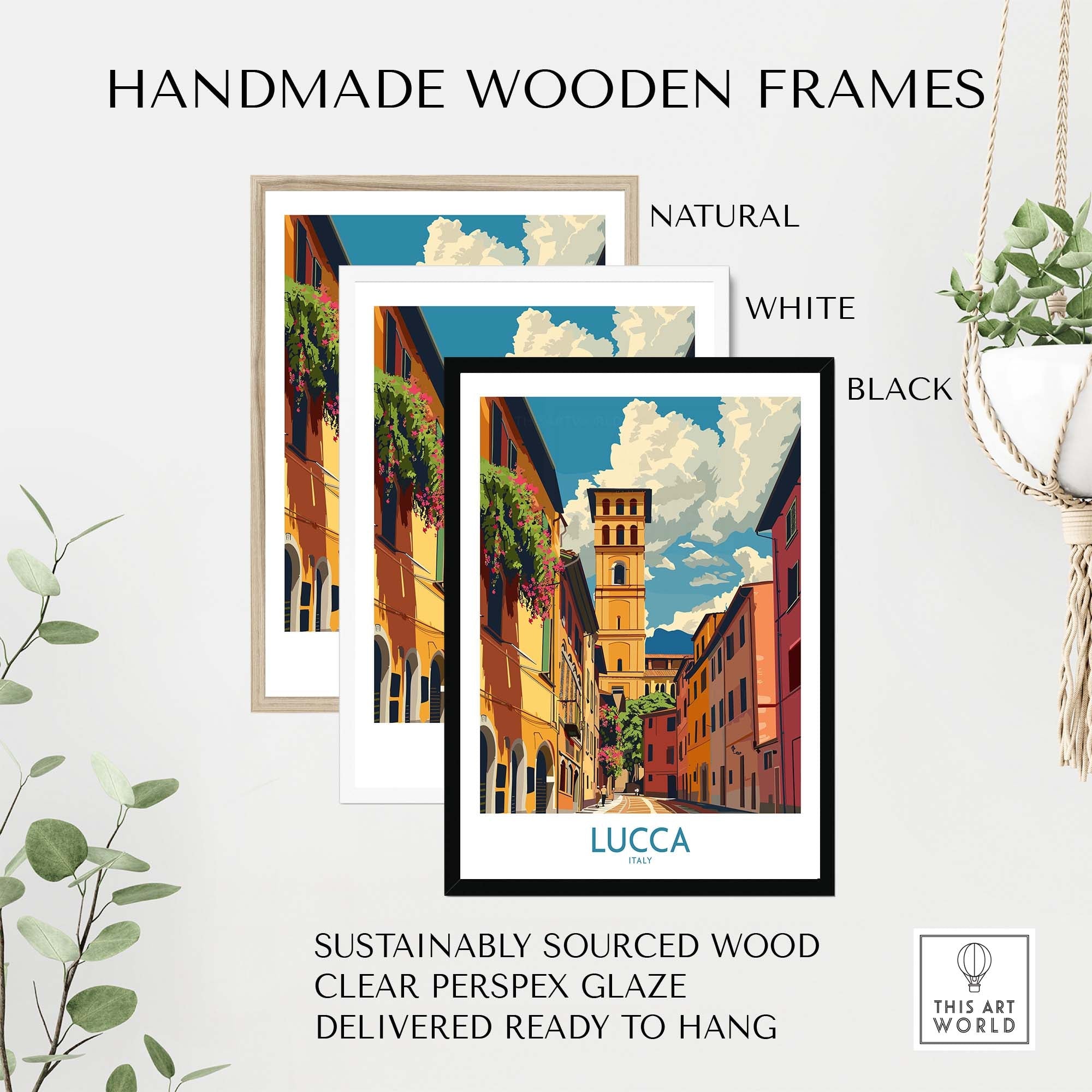 Lucca Travel Print Italy