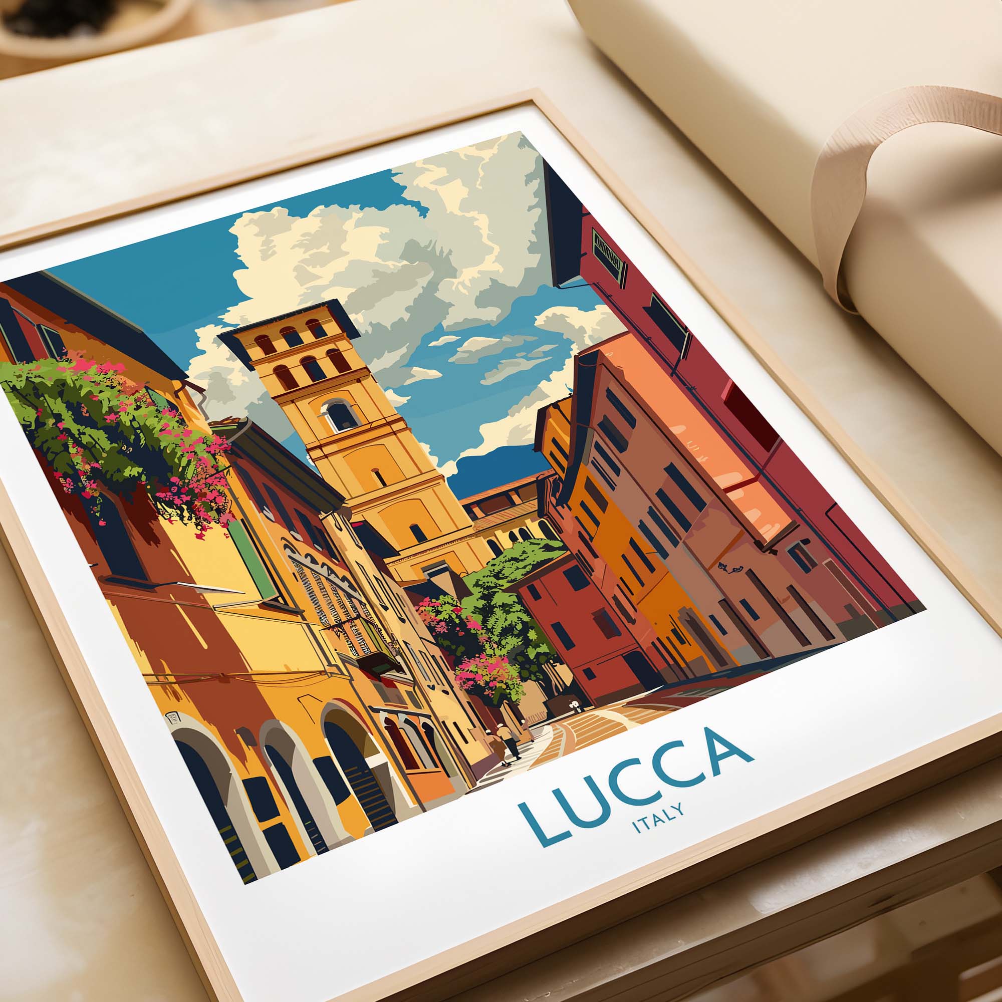 Lucca Travel Print Italy
