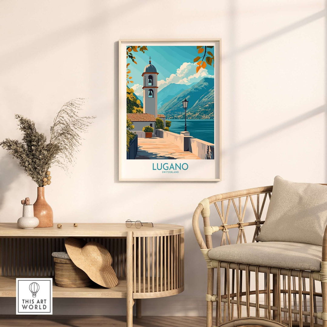 Lugano Art Print