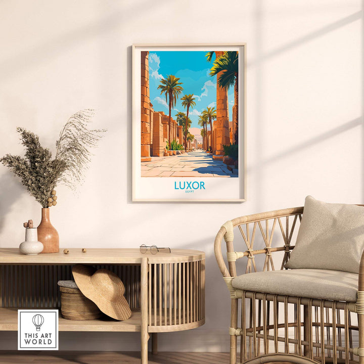 Luxor Travel Poster