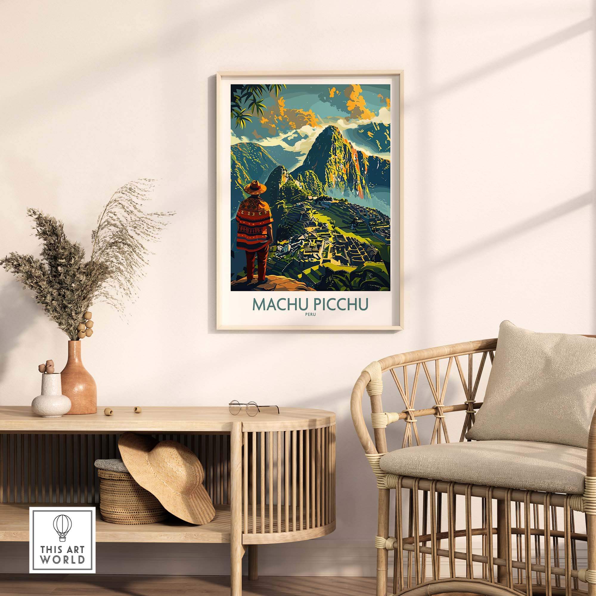 Machu Picchu Travel Poster view our best collection or travel posters and prints - ThisArtWorld