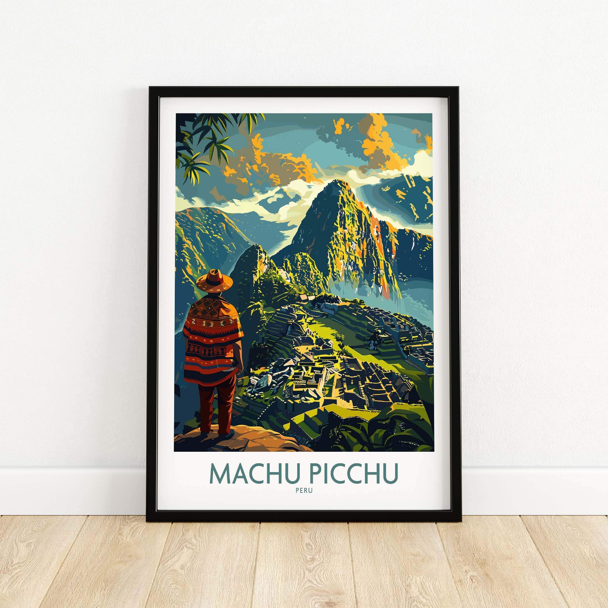 Machu Picchu Travel Poster view our best collection or travel posters and prints - ThisArtWorld