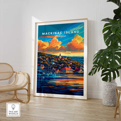Mackinac Island Poster-This Art World