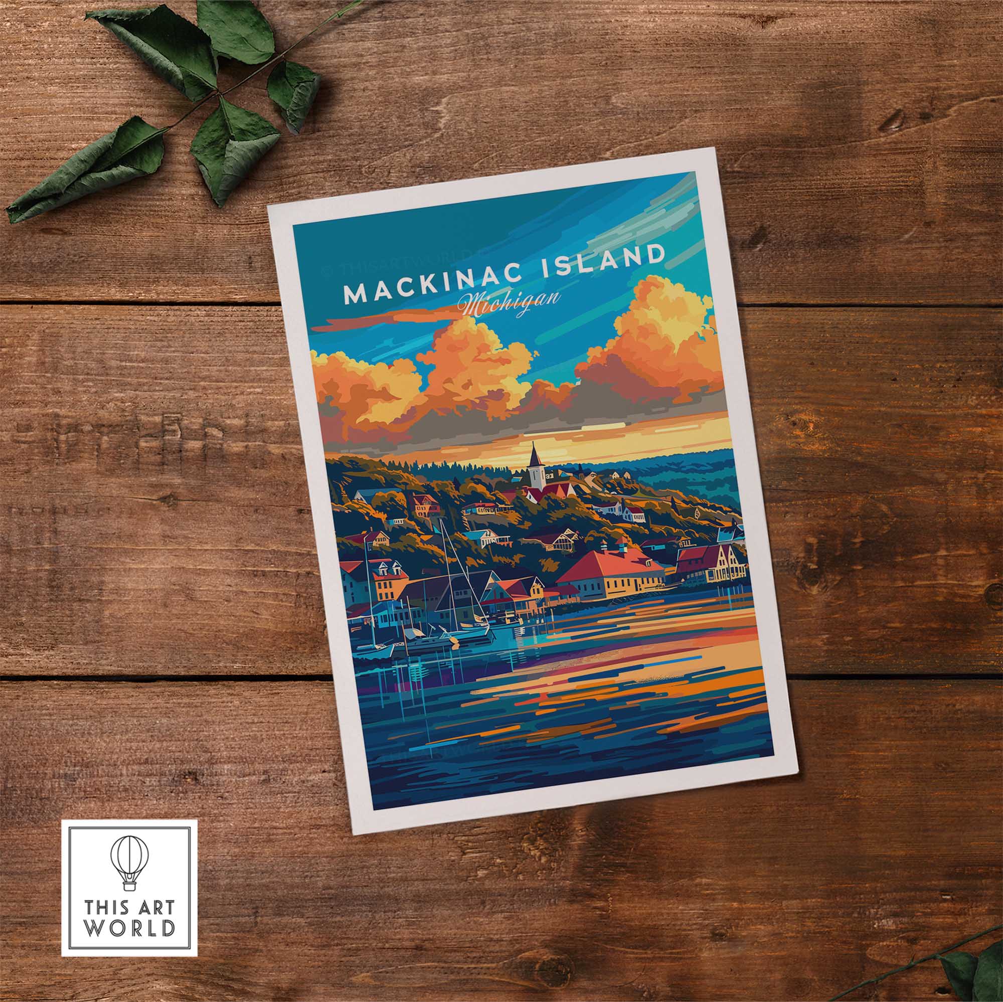 Mackinac Island Poster-This Art World