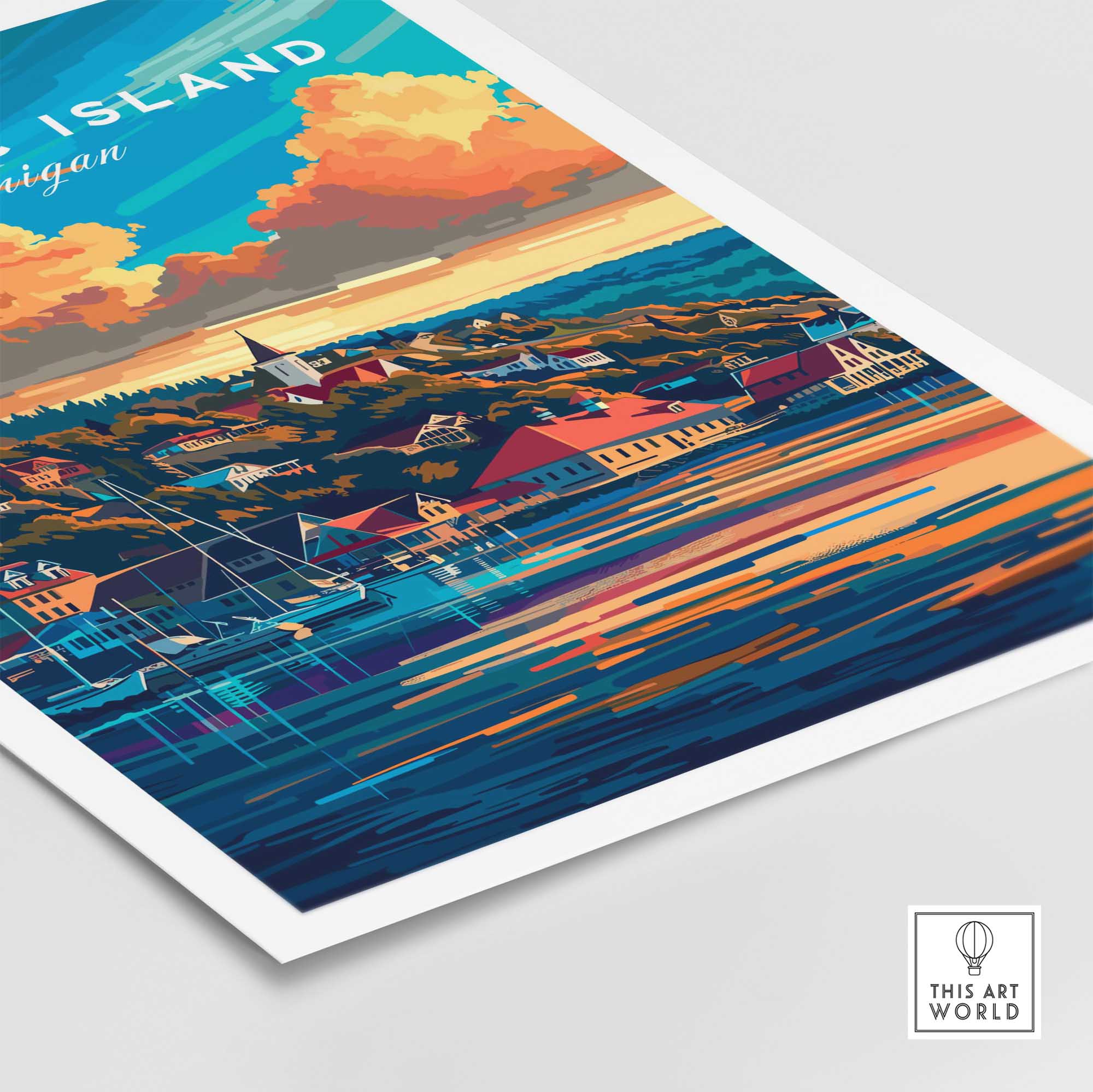 Mackinac Island Poster-This Art World
