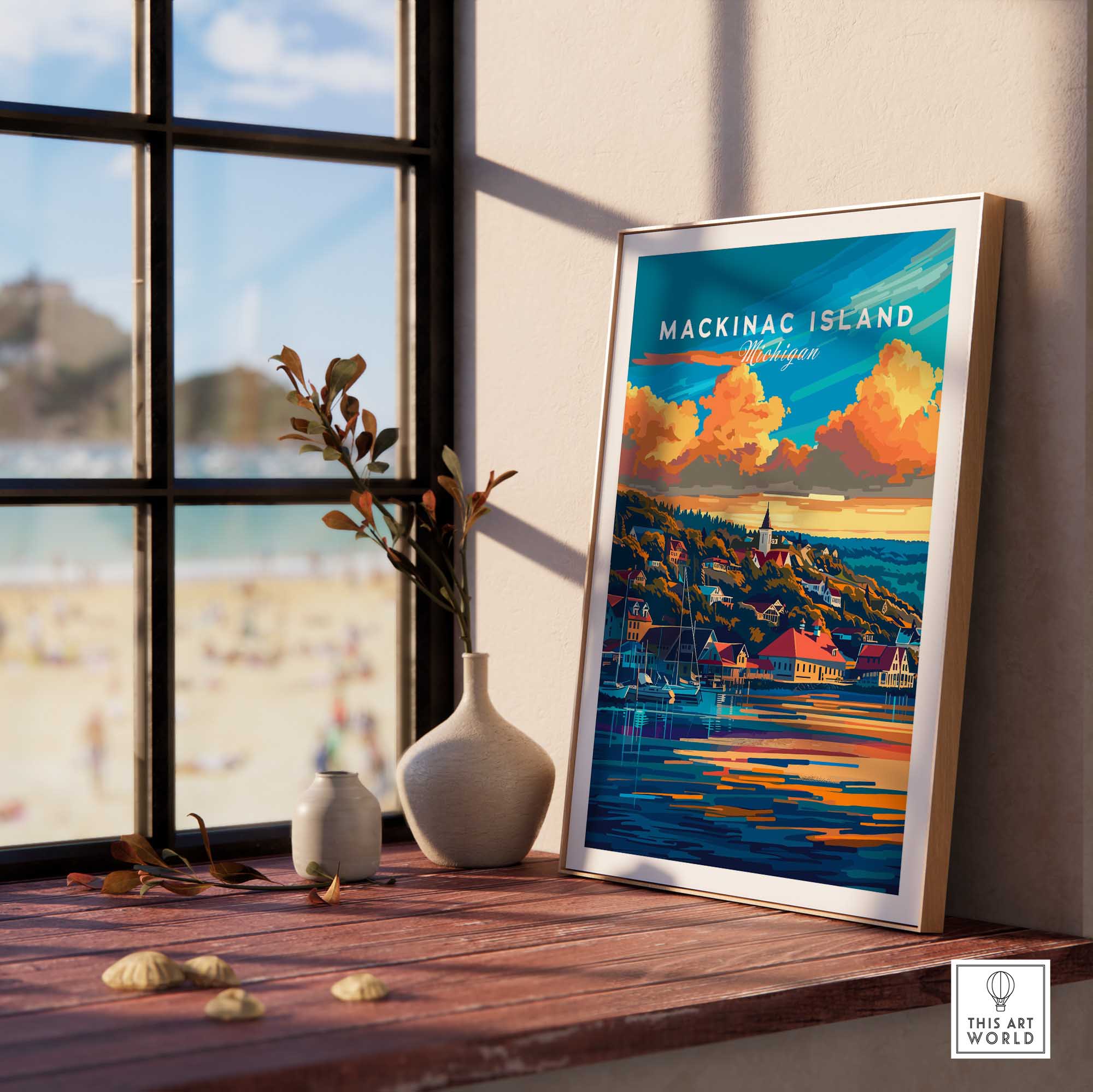 Mackinac Island Poster-This Art World
