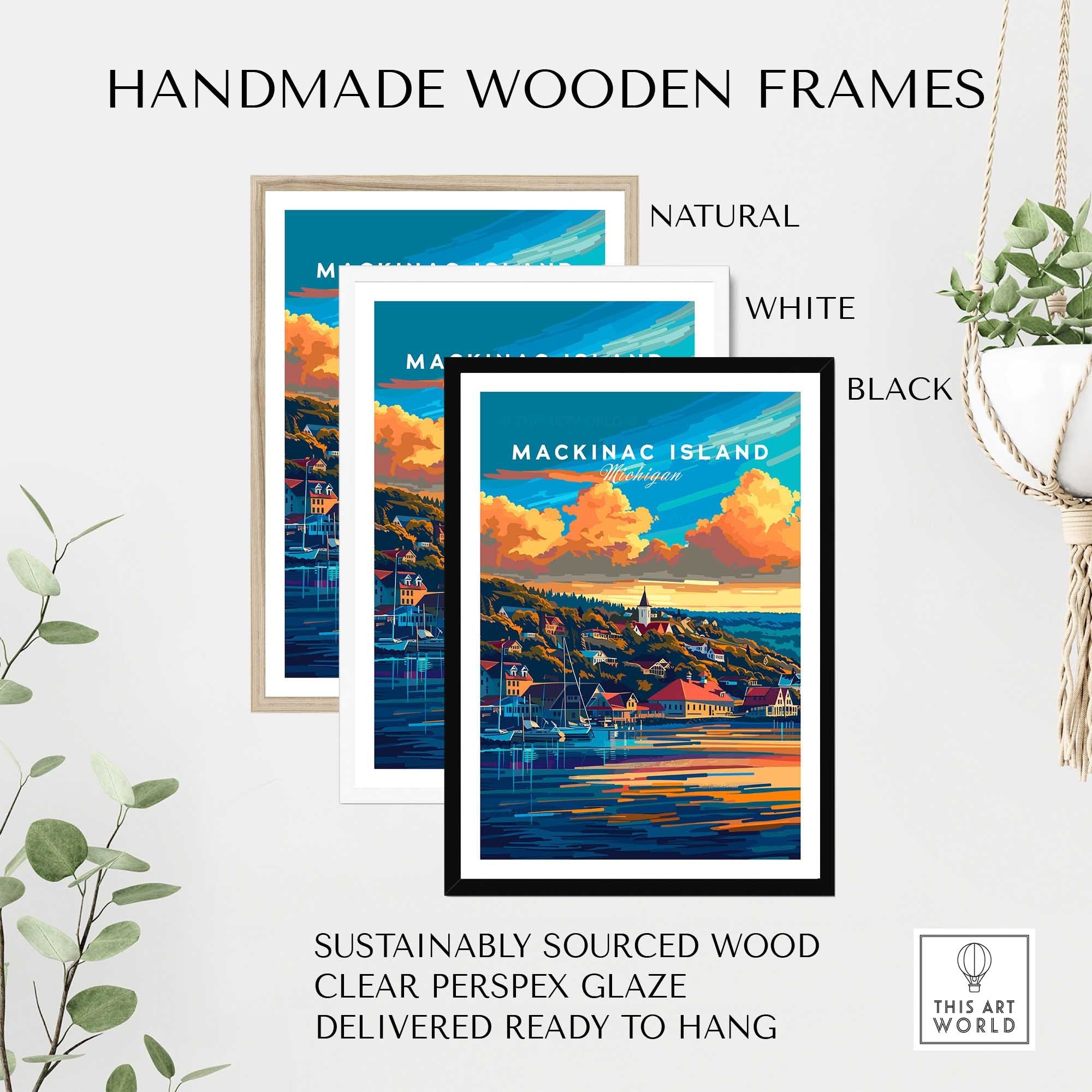 Mackinac Island Poster-This Art World