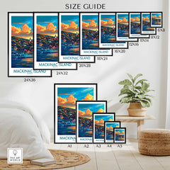 Mackinac Island Travel Poster-This Art World