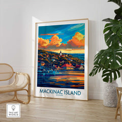 Mackinac Island Travel Poster-This Art World