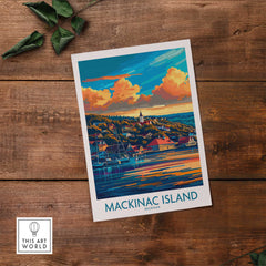 Mackinac Island Travel Poster-This Art World