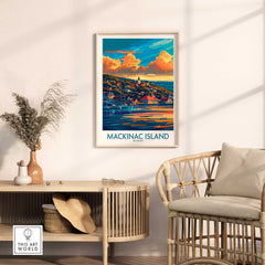 Mackinac Island Travel Poster-This Art World