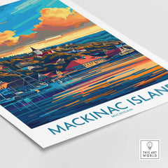 Mackinac Island Travel Poster-This Art World