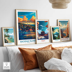 Mackinac Island Travel Poster-This Art World