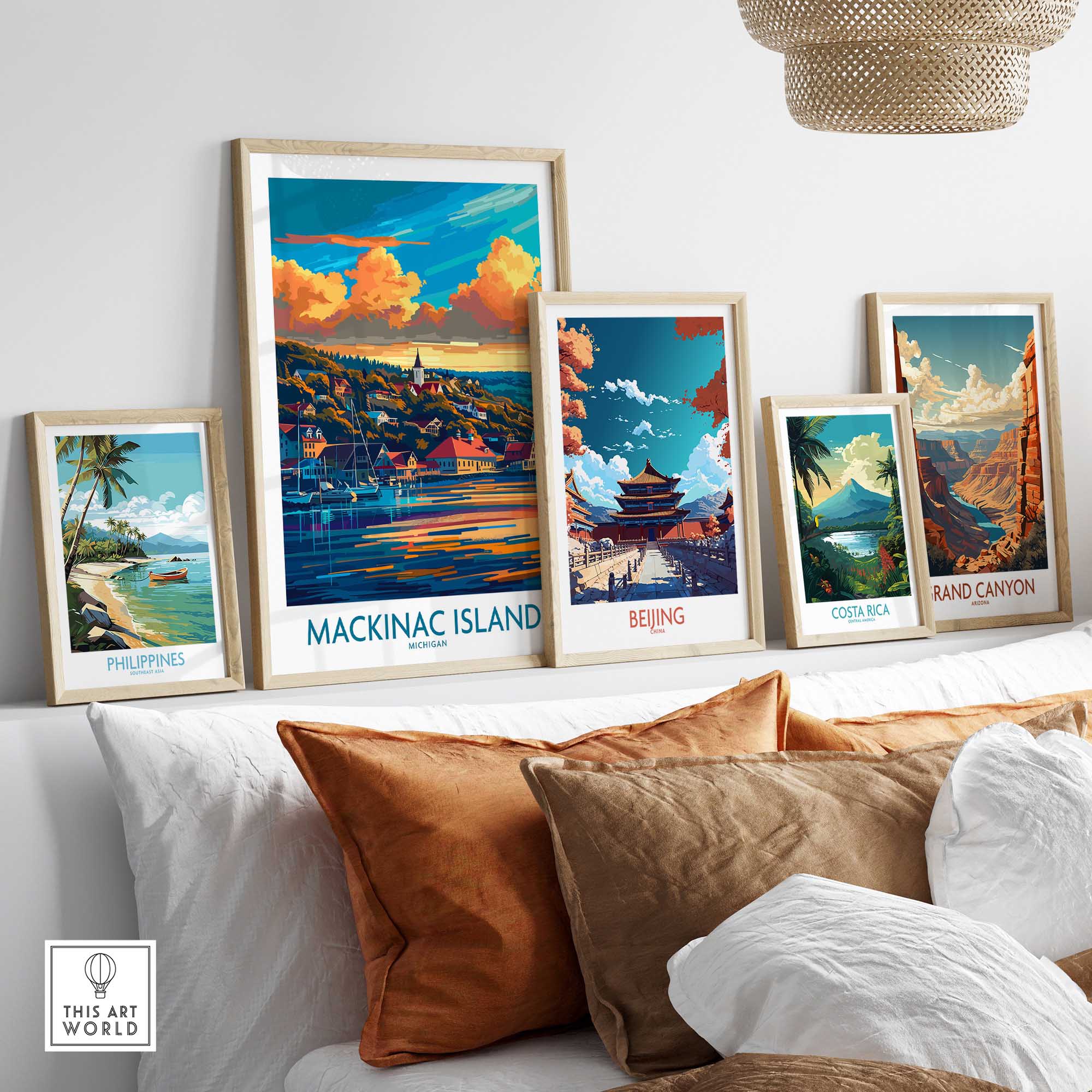 Mackinac Island Travel Poster-This Art World