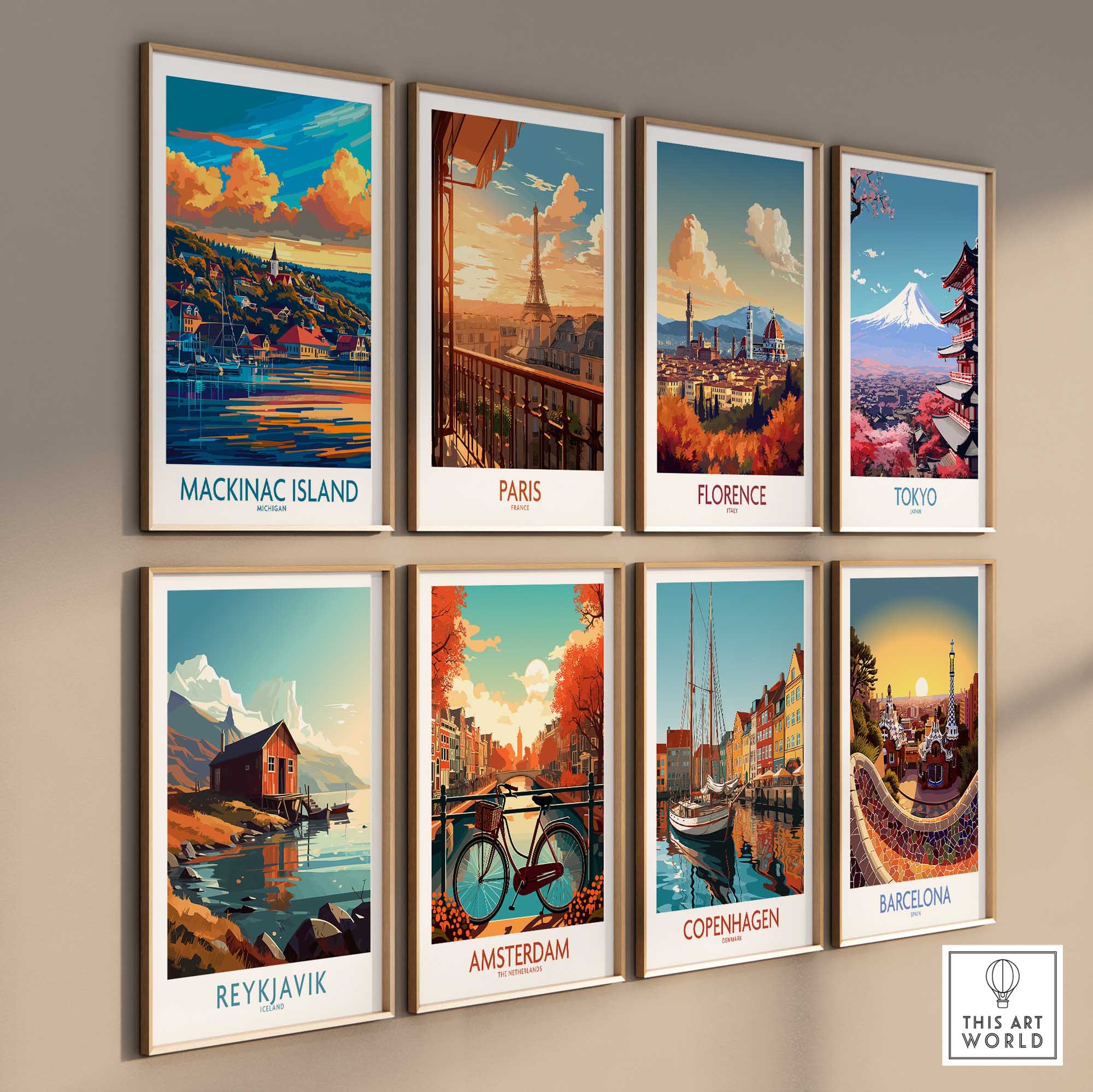 Mackinac Island Travel Poster-This Art World