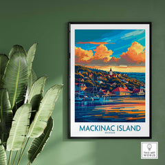 Mackinac Island Travel Poster-This Art World