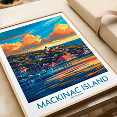Mackinac Island Travel Poster-This Art World
