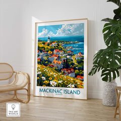 Mackinac Island Travel Print-This Art World