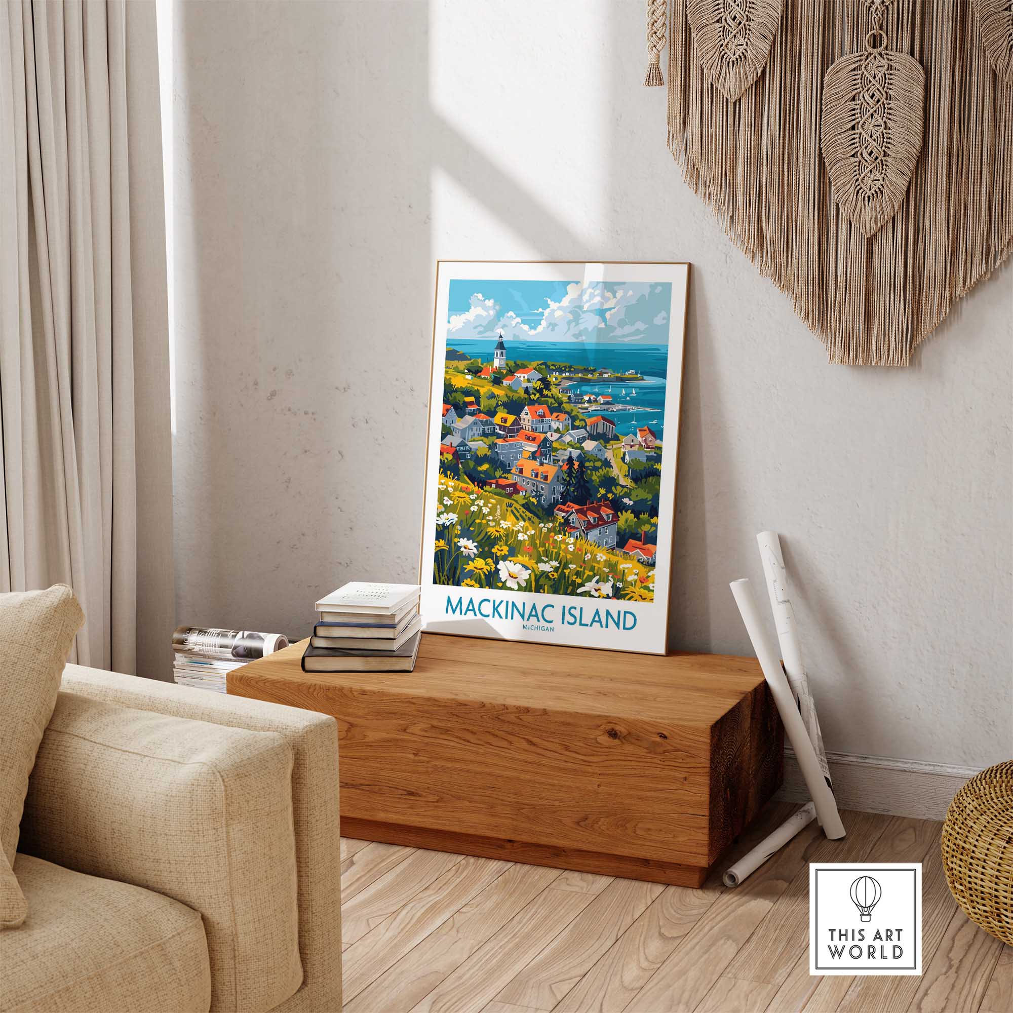 Mackinac Island Travel Print-This Art World
