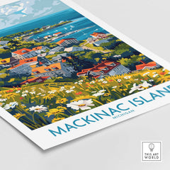 Mackinac Island Travel Print-This Art World