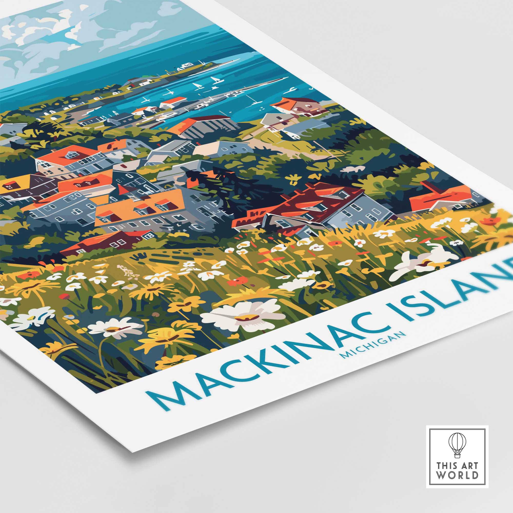 Mackinac Island Travel Print-This Art World