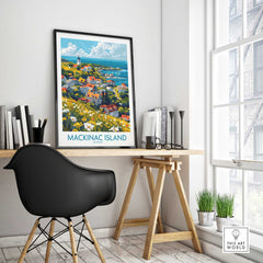 Mackinac Island Travel Print-This Art World