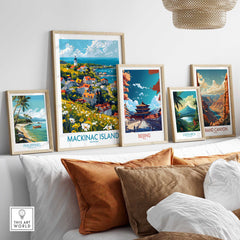 Mackinac Island Travel Print-This Art World