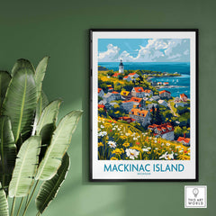 Mackinac Island Travel Print-This Art World