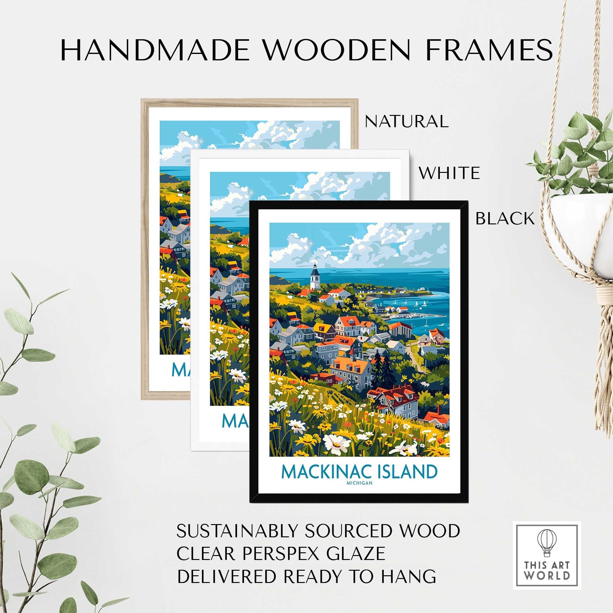 Mackinac Island Travel Print-This Art World