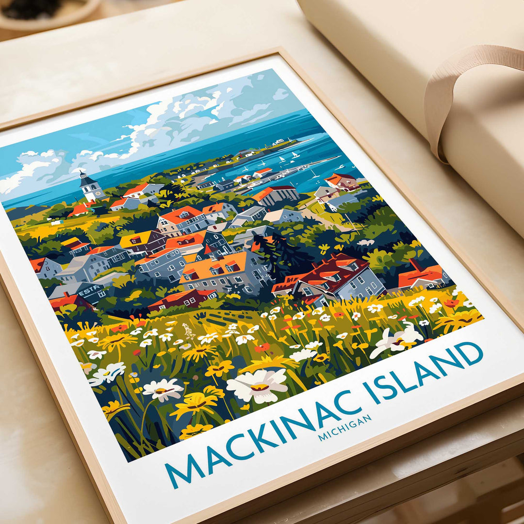 Mackinac Island Travel Print-This Art World