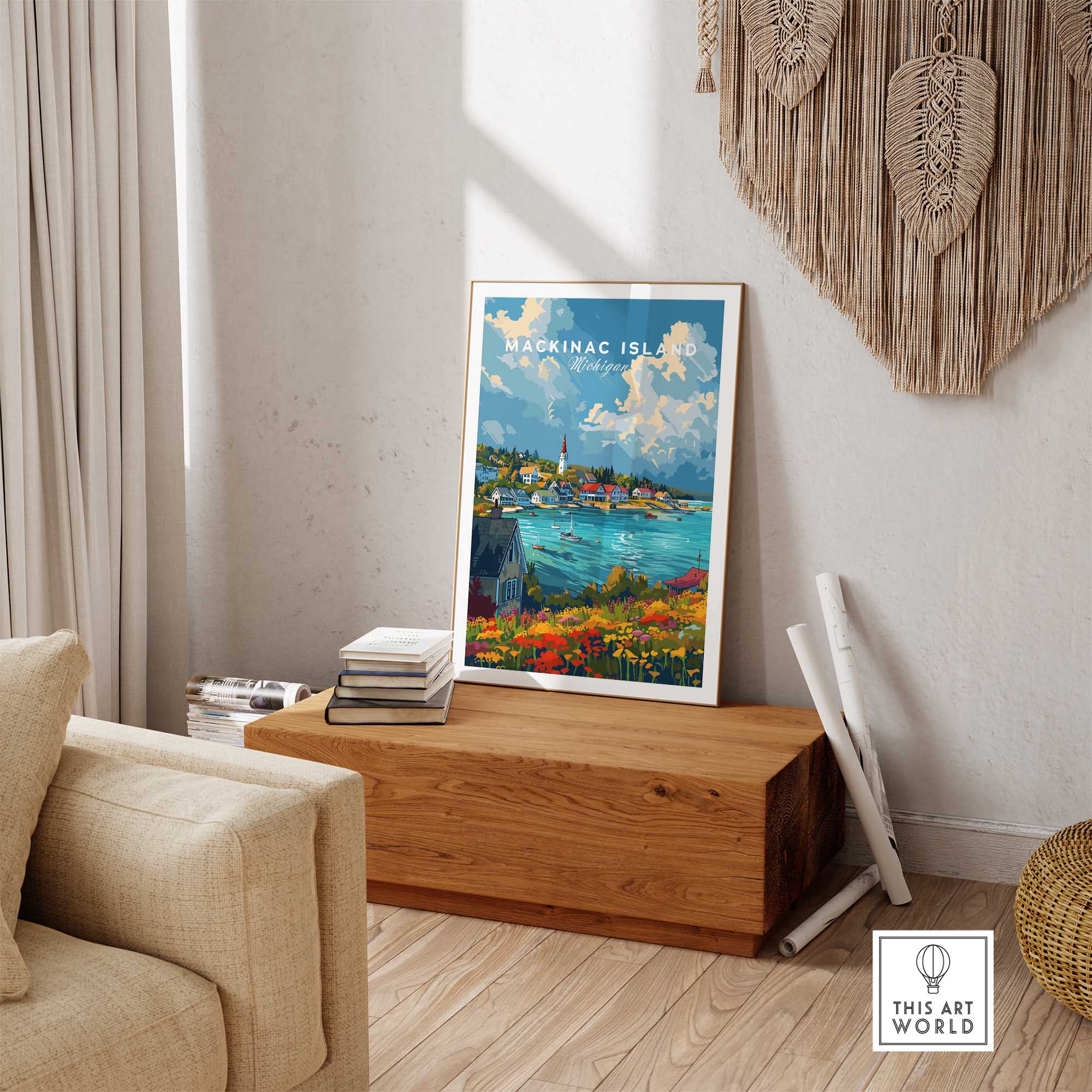 Mackinac Island Wall Art-This Art World