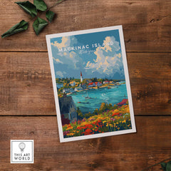 Mackinac Island Wall Art-This Art World