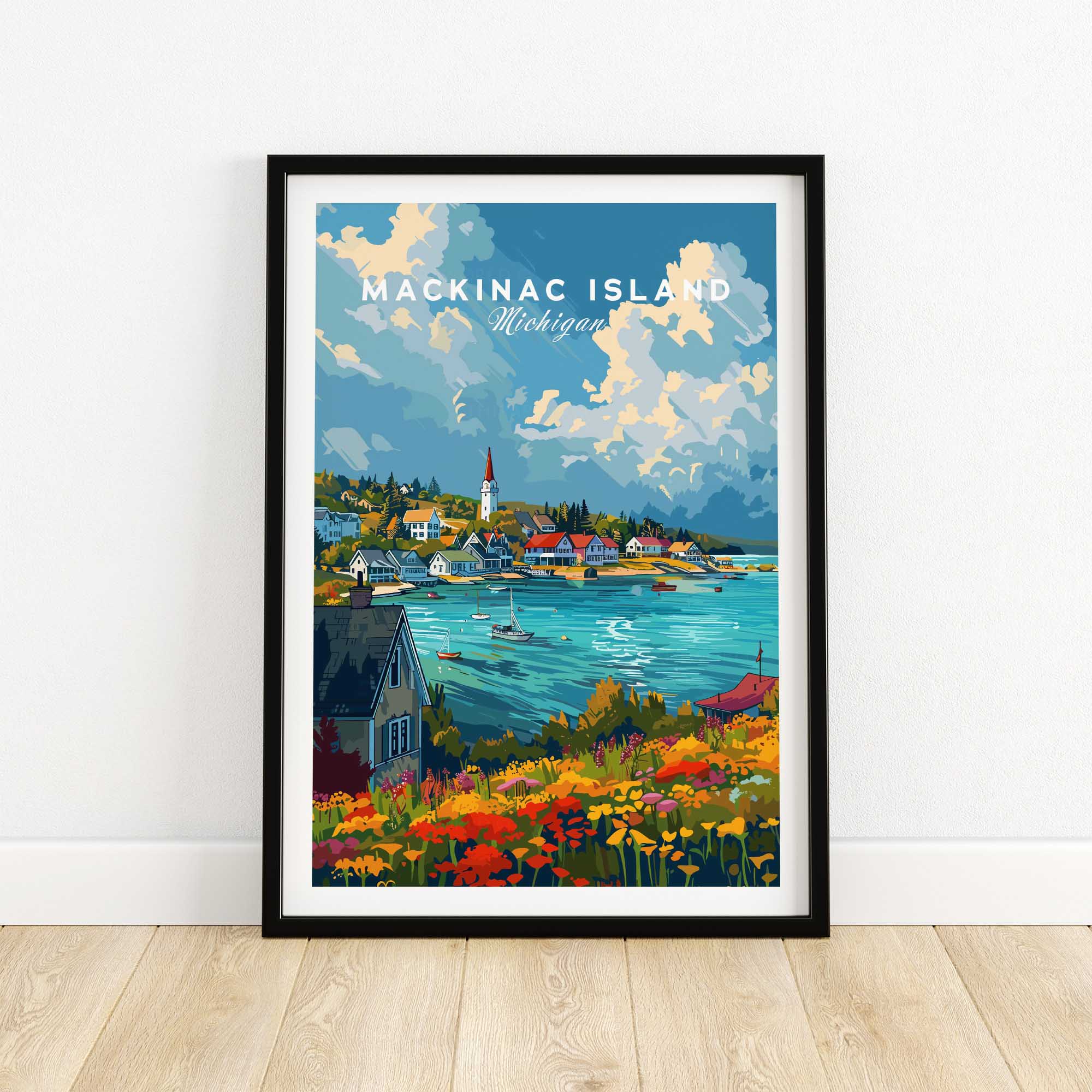 Mackinac Island Wall Art-This Art World