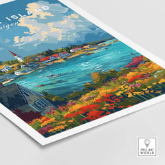 Mackinac Island Wall Art-This Art World