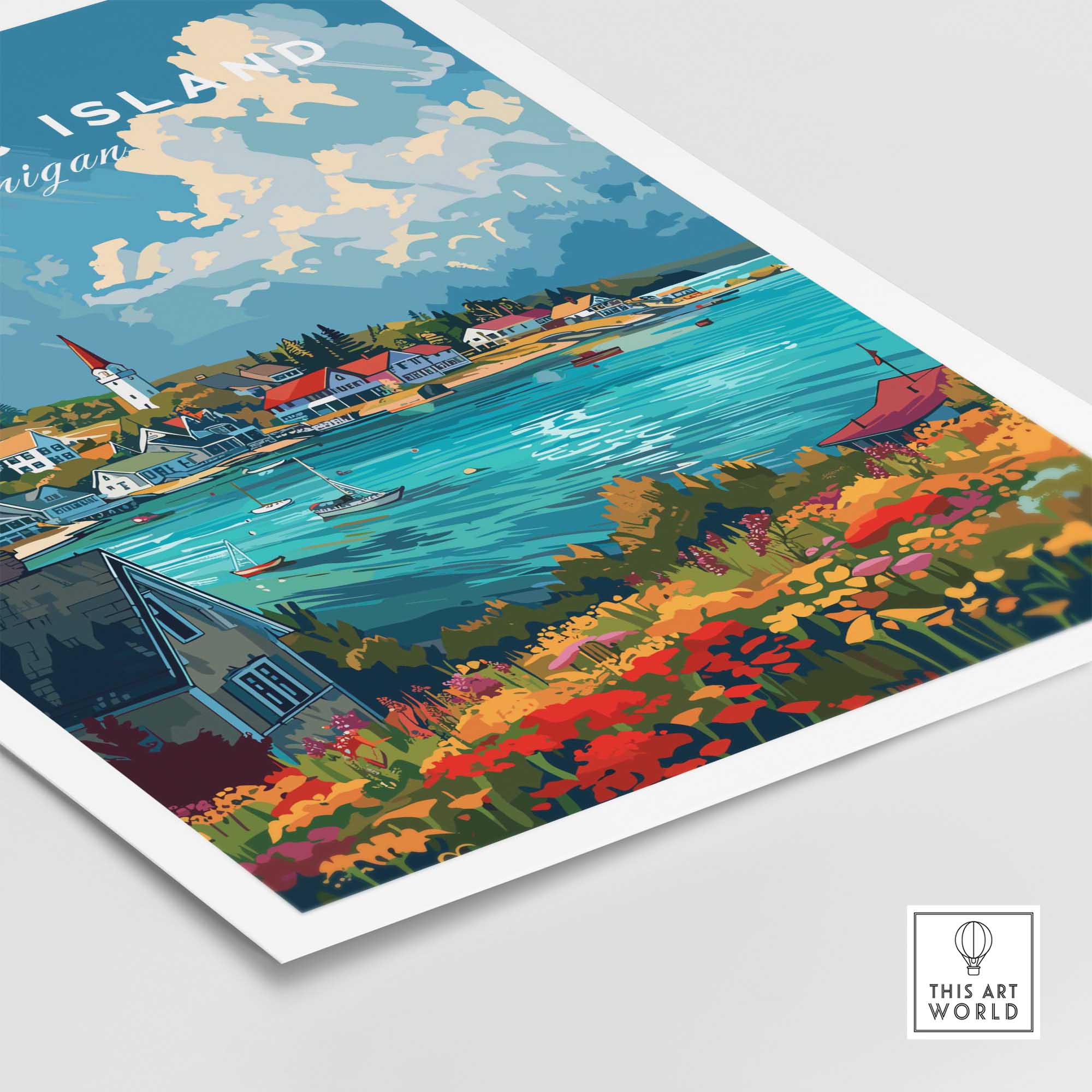 Mackinac Island Wall Art-This Art World