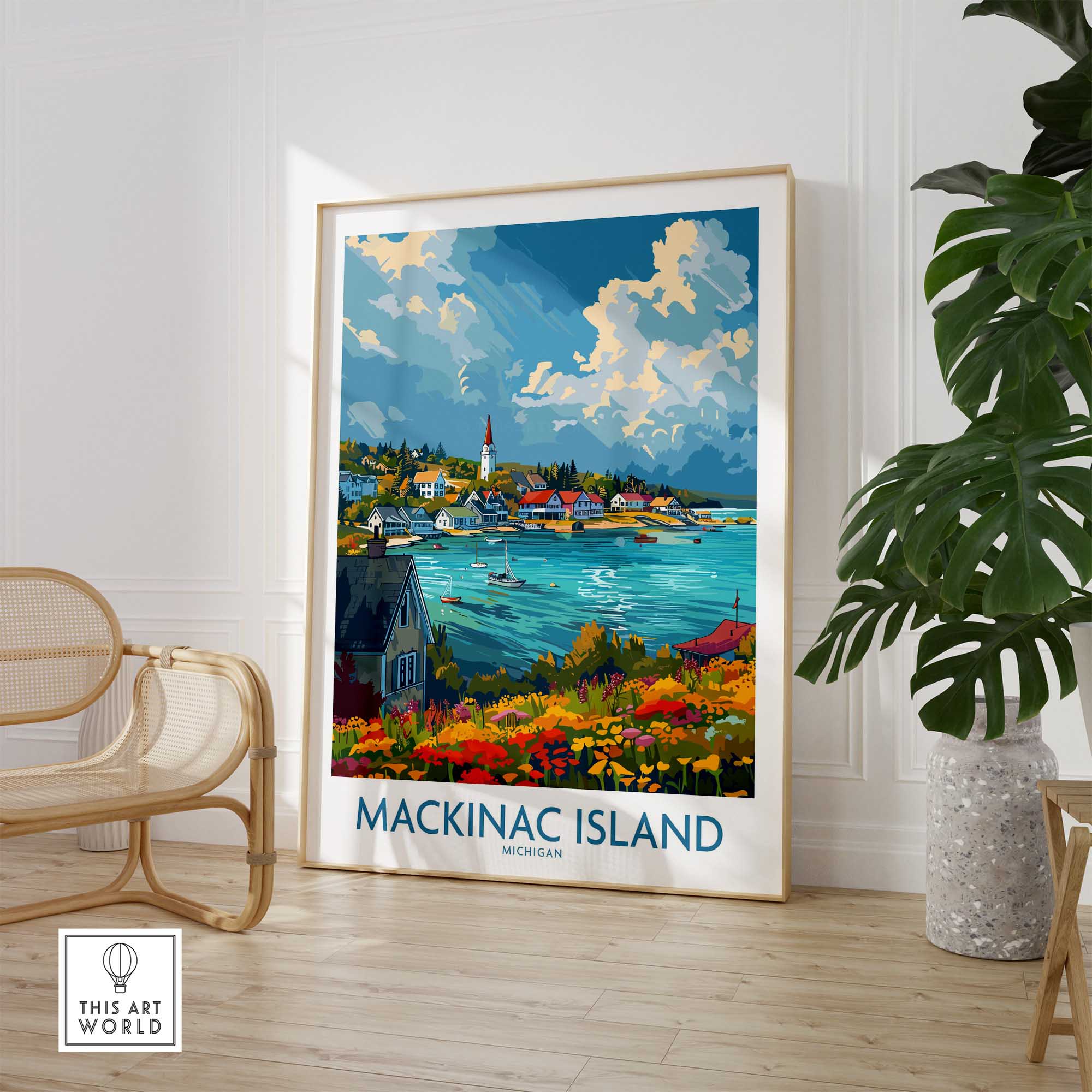 Mackinac Island Wall Art Print-This Art World