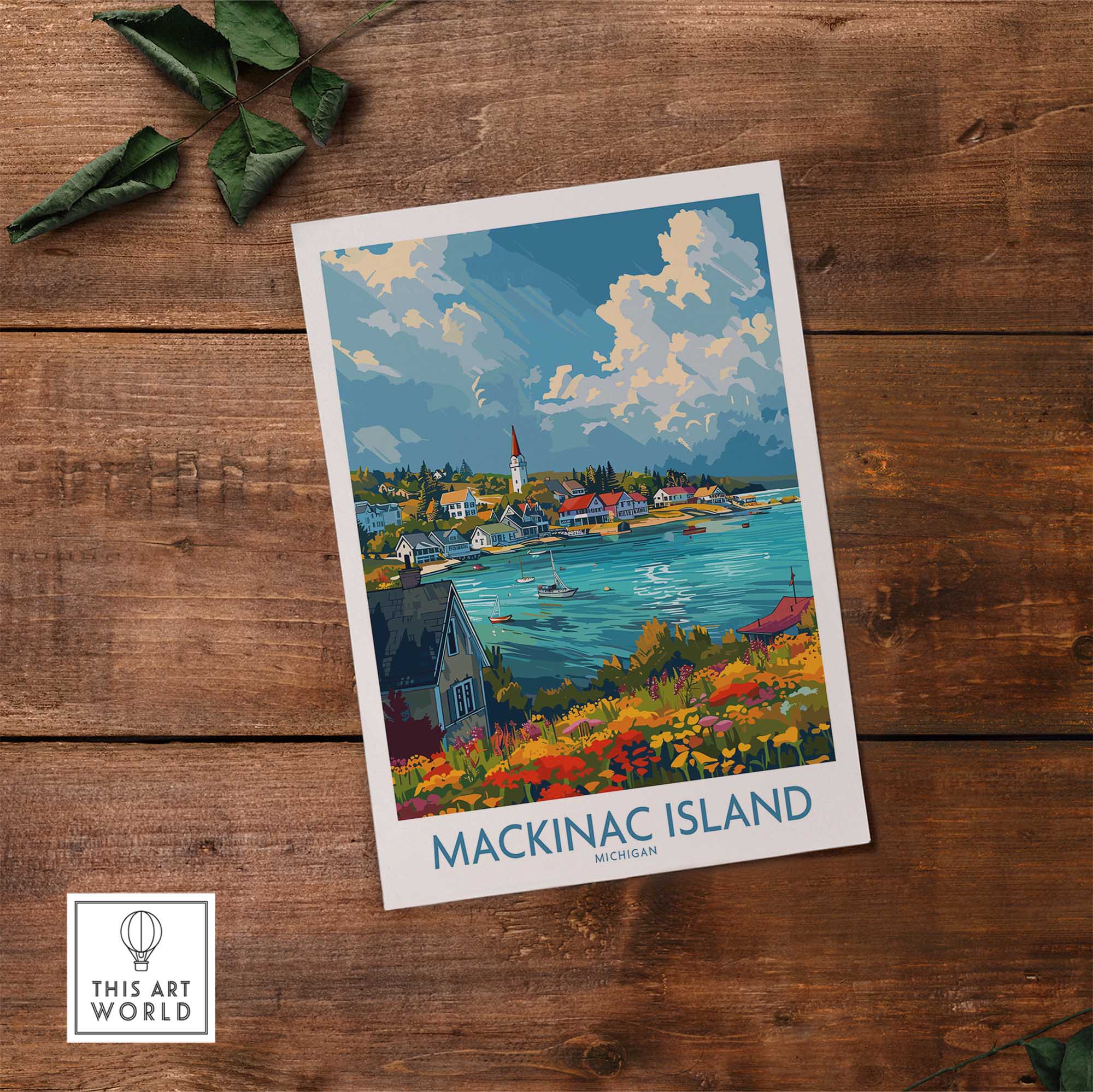Mackinac Island Wall Art Print-This Art World
