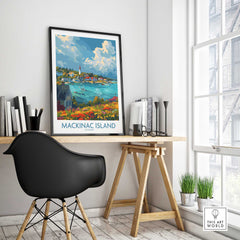Mackinac Island Wall Art Print-This Art World