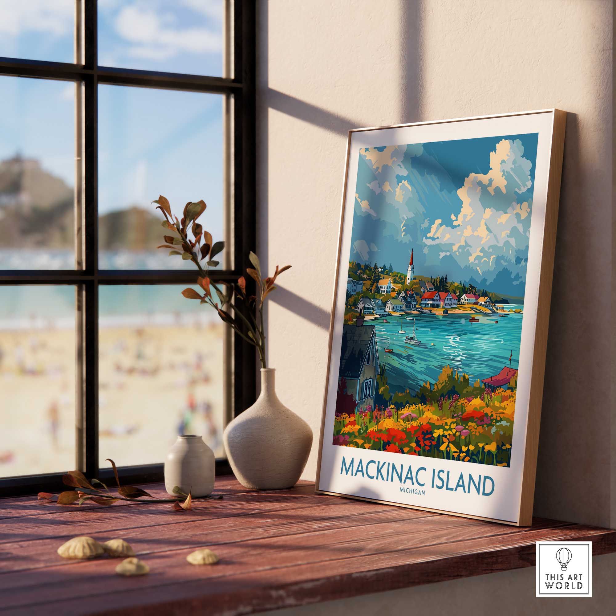 Mackinac Island Wall Art Print-This Art World